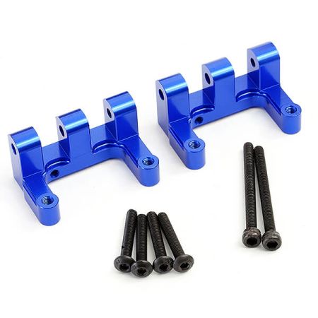FTX Mauler Aluminium Centre Link Ball Mounts (2pcs) - Blue (FTX8830B) FTX Mauler Aluminium Centre Link Ball Mounts (2pcs) - Blue (FTX8830B)