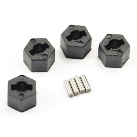 FTX Outback Mini Wheel Hex Set W/Pins (FTX8875) FTX Outback Mini Wheel Hex Set W/Pins (FTX8875)