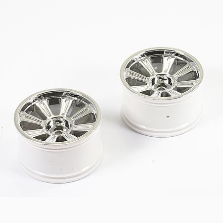 FTX Comet Monster /Truggy Rear Wheel Chrome Plated (FTX9073C) FTX Comet Monster /Truggy Rear Wheel Chrome Plated (FTX9073C)