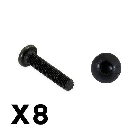 FTX Outback Fury Button Head 3 X 16mm Hex Screw (8pcs) (FTX9188) FTX Outback Fury Button Head 3 X 16mm Hex Screw (8pcs) (FTX9188)