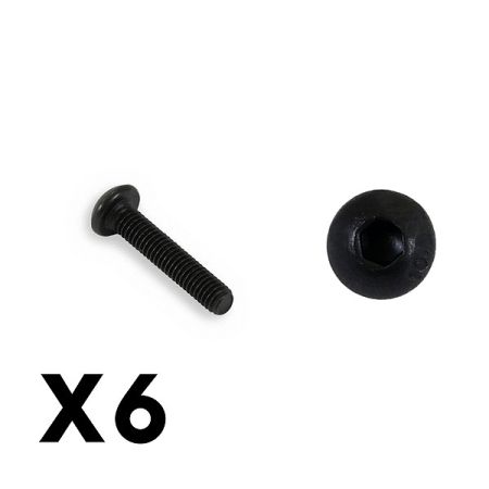 FTX Button Head Hex Screw 3 X 15mm (FTX9199) FTX Button Head Hex Screw 3 X 15mm (FTX9199)