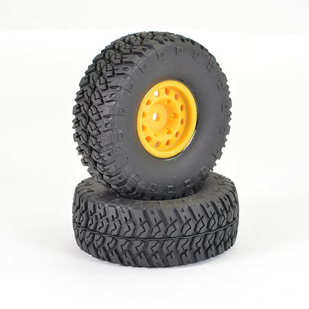 FTX Outback Ranger XC Wheel & Tyre Set - Yellow (Pr) (FTX9461Y) FTX Outback Ranger XC Wheel & Tyre Set - Yellow (Pr) (FTX9461Y)