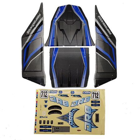 FTX DR8 Body+Decal(Blue) (FTX9580B) FTX DR8 Body+Decal(Blue) (FTX9580B)