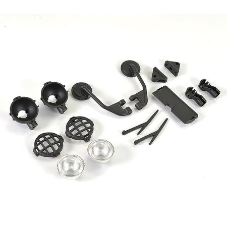 FTX Texan 1:10 Moulded Mirrors, Spot Light & Wipers (FTX9880) FTX Texan 1:10 Moulded Mirrors, Spot Light & Wipers (FTX9880)
