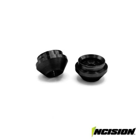 Vanquish Incision Lower Shock Cup Black (pr) (IRC00460) Vanquish Incision Lower Shock Cup Black (pr) (IRC00460)