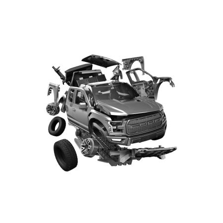 Airfix QUICKBUILD Ford F-150 Raptor - Grey (J6053) Airfix QUICKBUILD Ford F-150 Raptor - Grey (J6053)