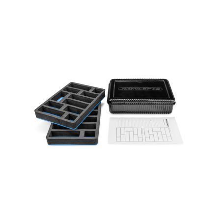 jConcepts Spring Box w/foam liner, double decker, w/decal (JC2731) jConcepts Spring Box w/foam liner, double decker, w/decal (JC2731)