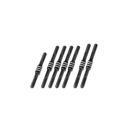 JConcepts B74 Fin Titanium Turnbuckle Set- Black- 7pcs (JC2741) JConcepts B74 Fin Titanium Turnbuckle Set- Black- 7pcs (JC2741)