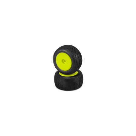 JConcepts Sprinter-Pink-Pre-Mount, Yellow Wheels (JC3102-201091) JConcepts Sprinter-Pink-Pre-Mount, Yellow Wheels (JC3102-201091)