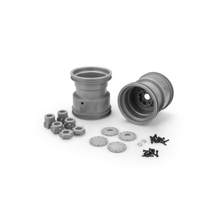 jConcepts Tribute 73's - 3.2 x 3.6" M/Truck Wheel Grey 2pc (JC3439S) jConcepts Tribute 73's - 3.2 x 3.6" M/Truck Wheel Grey 2pc (JC3439S)