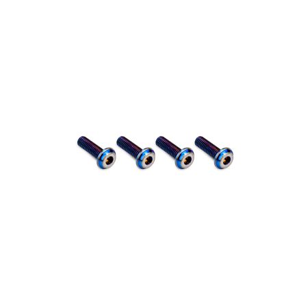 jConcepts 3x10mm Top Hat Titanium Screw - Burnt Blue - 4pc (JC5039-1) jConcepts 3x10mm Top Hat Titanium Screw - Burnt Blue - 4pc (JC5039-1)