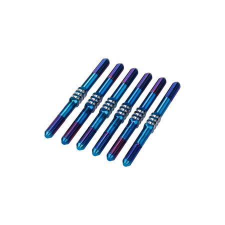jConcepts RC10B7 3.5 x 48mm Fin Ti Turnbuckle Burnt Blue 6pc (JC5136-1) jConcepts RC10B7 3.5 x 48mm Fin Ti Turnbuckle Burnt Blue 6pc (JC5136-1)