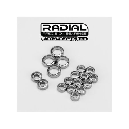 jConcepts RC10B7 Radial Ceramic Primary Bearing Set - 18pc (JC5164) jConcepts RC10B7 Radial Ceramic Primary Bearing Set - 18pc (JC5164)