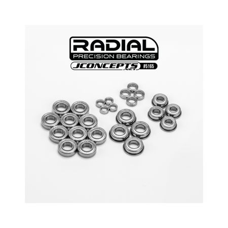 jConcepts RC8B4.1 / RC8B4.1e Radial NMB Bearing Set 26pc (JC5165) jConcepts RC8B4.1 / RC8B4.1e Radial NMB Bearing Set 26pc (JC5165)