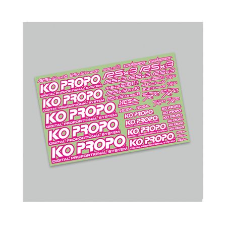 KO PROPO Decal Pink (KO79070) KO PROPO Decal Pink (KO79070)