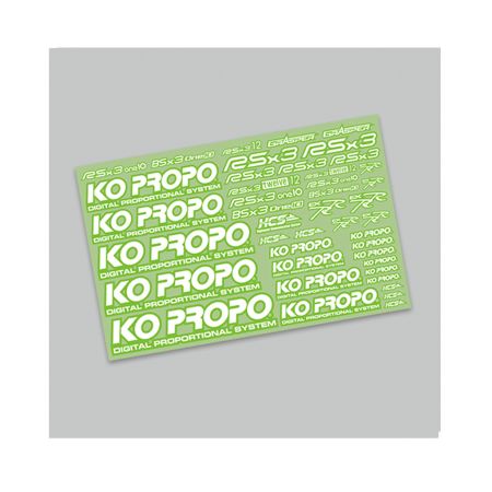KO PROPO Decal Green (KO79071) KO PROPO Decal Green (KO79071)