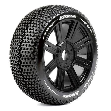 Louise RC B-Turbo 1:8 Fr/Rr Soft Hex 17mm Spoke Black (L-T3104SB) Louise RC B-Turbo 1:8 Fr/Rr Soft Hex 17mm Spoke Black (L-T3104SB)