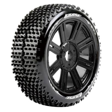 Louise RC B-Hornet 1:8 Fr/Rr Soft Hex 17mm Spoke Black (L-T3150SB) Louise RC B-Hornet 1:8 Fr/Rr Soft Hex 17mm Spoke Black (L-T3150SB)