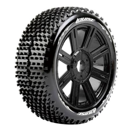 Louise RC B-Hornet 1:8 Fr/Rr Super Soft Hex 17mm Spoke Black (L-T3150VB) Louise RC B-Hornet 1:8 Fr/Rr Super Soft Hex 17mm Spoke Black (L-T3150VB)