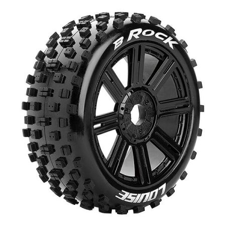 Louise RC B-Rock 1:8 Fr/Rr Soft Hex 17mm Spoke Black (L-T3270SB) Louise RC B-Rock 1:8 Fr/Rr Soft Hex 17mm Spoke Black (L-T3270SB)