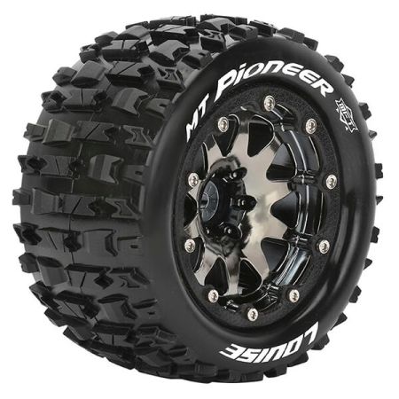 Louise RC MT-Pioneer 1:10 Soft Bead-Lock/1/2 Offset Hex 12M Black Chrome (L-T3308SBCH) Louise RC MT-Pioneer 1:10 Soft Bead-Lock/1/2 Offset Hex 12M Black Chrome (L-T3308SBCH)