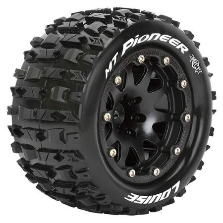Louise RC MT-Pioneer 1:10 Soft Bead-Lock/1/2 Offset Hex 12M Black (L-T3308SBH) Louise RC MT-Pioneer 1:10 Soft Bead-Lock/1/2 Offset Hex 12M Black (L-T3308SBH)