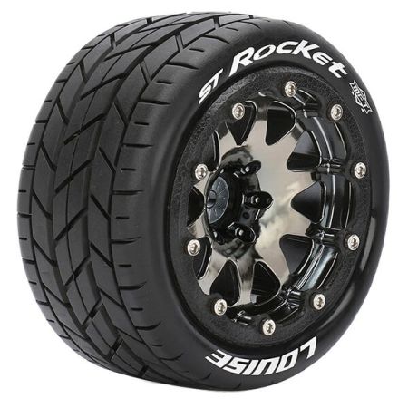 Louise RC ST-Rocket 1:10 Soft Bead-Lock/0 Offset Hex 12mm Black Chrome (L-T3311SBC) Louise RC ST-Rocket 1:10 Soft Bead-Lock/0 Offset Hex 12mm Black Chrome (L-T3311SBC)
