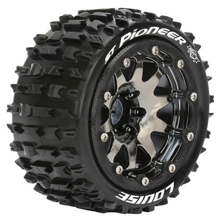 Louise RC ST-Pioneer 1:10 Soft Bead-Lock/0 Offset Hex 12mm Black Chrome (L-T3312SBC) Louise RC ST-Pioneer 1:10 Soft Bead-Lock/0 Offset Hex 12mm Black Chrome (L-T3312SBC)