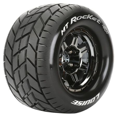 Louise RC MT-Rocket 1:8 Sport 0" Offset Hex 17mm Black Chrome (L-T3320BC) Louise RC MT-Rocket 1:8 Sport 0" Offset Hex 17mm Black Chrome (L-T3320BC)