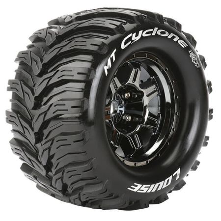 Louise RC MT-Cyclone 1:8 Sport 0" Offset Hex 17mm Black Chrome (L-T3323BC) Louise RC MT-Cyclone 1:8 Sport 0" Offset Hex 17mm Black Chrome (L-T3323BC)