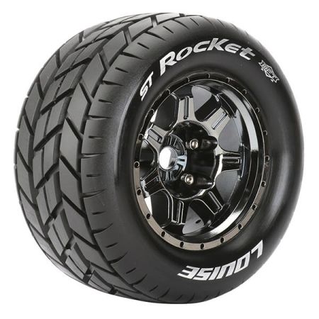 Louise RC ST-Rocket 1:8 Sport 0" Offset Hex 17mm Black Chrome (L-T3324BC) Louise RC ST-Rocket 1:8 Sport 0" Offset Hex 17mm Black Chrome (L-T3324BC)