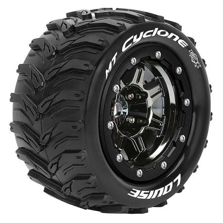 Louise RC MT-Cyclone T-Maxx Soft 1/2" Offset Hex 17mm Black Chrome (L-T3331SBC)