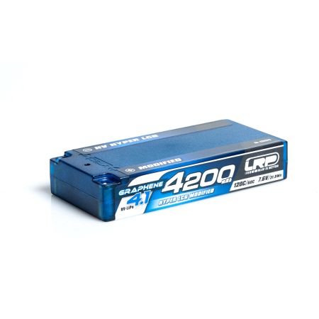 LRP LiPo 4200mAh HV Hyper LCG Mod Shorty- Graph4.1 (LRP432273) LRP LiPo 4200mAh HV Hyper LCG Mod Shorty- Graph4.1 (LRP432273)