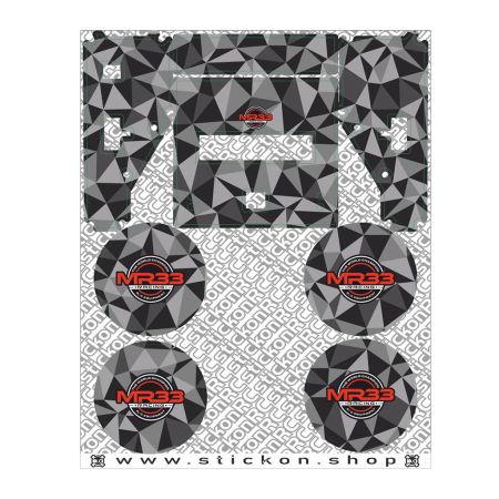 MR33 SKYRC Racing Star Tyre Warmer Skin (MR33-RSTW-S) MR33 SKYRC Racing Star Tyre Warmer Skin (MR33-RSTW-S)