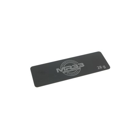 MR33 28g Steel Battery Weight 0.6mm Long (MR33-STW-28G) MR33 28g Steel Battery Weight 0.6mm Long (MR33-STW-28G)