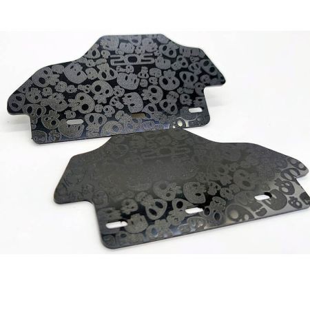 Phase 1 RC Mudguards Arrma Kraton / Outcast 4S V2 Skull Design (P1RC-AR042) Phase 1 RC Mudguards Arrma Kraton / Outcast 4S V2 Skull Design (P1RC-AR042)
