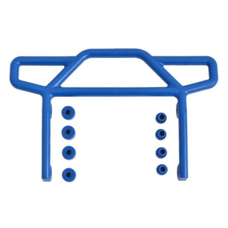 RPM Blue Rear Bumper For Traxxas Elec Rustler 2wd RPM Blue Rear Bumper For Traxxas Elec Rustler 2wd