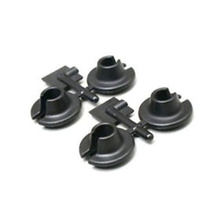 RPM Losi/Traxxas/Mgt/Hpi Spring Cups - Black RPM Losi/Traxxas/Mgt/Hpi Spring Cups - Black