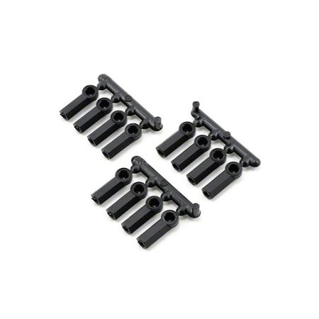 RPM Rod Ends For Assoc Black RPM Rod Ends For Assoc Black