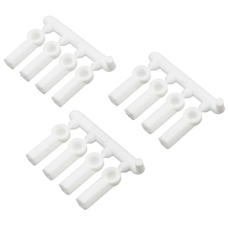 RPM Heavy Duty Rod Ends (12) White RPM Heavy Duty Rod Ends (12) White