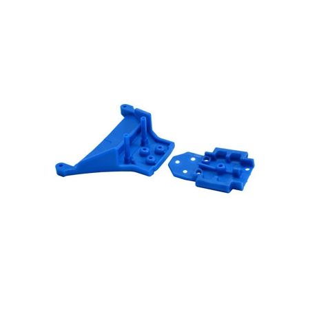 RPM Traxxas Slash Lcg 4X4 Chassis/ 10th Rally Fr. Bulkhead Blue RPM Traxxas Slash Lcg 4X4 Chassis/ 10th Rally Fr. Bulkhead Blue