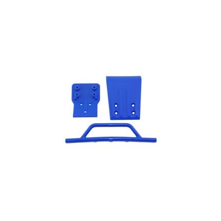 RPM Front Bumper & Skid Plate For Traxxas Slash 4X4 - Blue RPM Front Bumper & Skid Plate For Traxxas Slash 4X4 - Blue