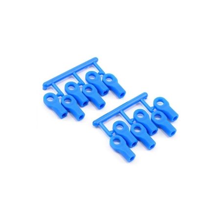 RPM Traxxas Short Rod Ends - Blue (12) RPM Traxxas Short Rod Ends - Blue (12)