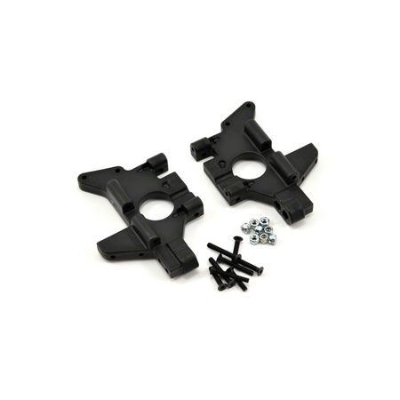 RPM T/E-Maxx Rear Bulkheads Black RPM T/E-Maxx Rear Bulkheads Black