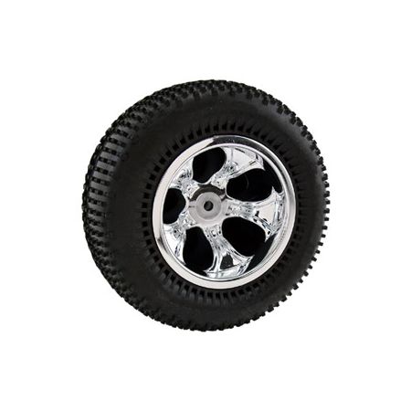 RPM 'Bully' Chrome (5 Spoke) Front Traxxas Elect. RPM 'Bully' Chrome (5 Spoke) Front Traxxas Elect.