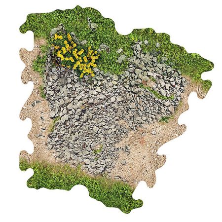 Crawler Park 3 X Gravel Bend For 1/24 Rc Crawler Park Circuit (TWDTRK011) Crawler Park 3 X Gravel Bend For 1/24 Rc Crawler Park Circuit (TWDTRK011)