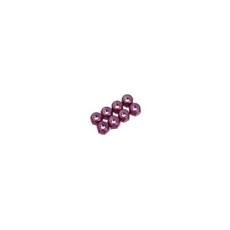 Schumacher SPEED PACK - M3 Nyloc Nut - Purple Alloy (pk8)