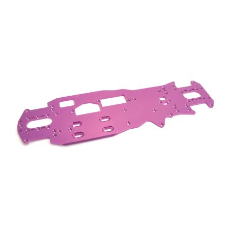 Schumacher Purple Alloy Chassis; CNC - R12 Schumacher Purple Alloy Chassis; CNC - R12