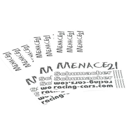 Schumacher Decal sheet - Menace                 pk 3