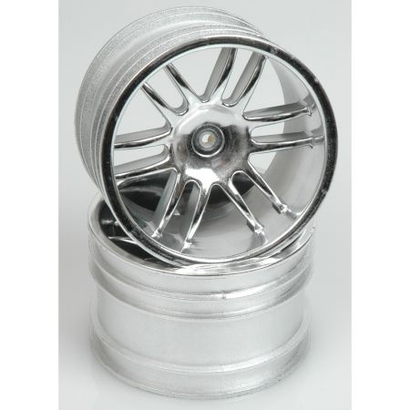 Schumacher Chrome Wheel; 12 Spoke - Havoc (pr) Schumacher Chrome Wheel; 12 Spoke - Havoc (pr)
